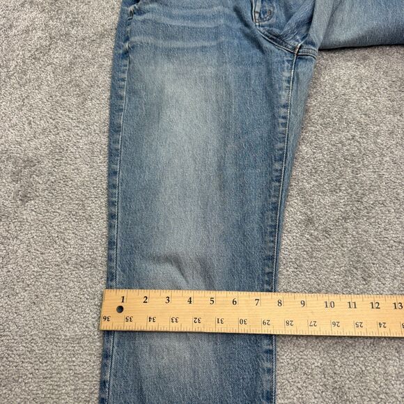 Madewell High Rise Slim Fit Boyfriend Denim Jeans Womens 27 Blue Medium Wash L29 - Picture 13 of 16